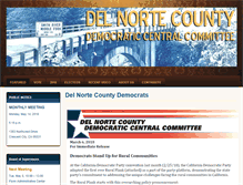 Tablet Screenshot of delnortedemocrats.com